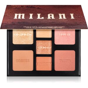 Milani All-Inclusive Eye, Cheek & Face Palette paletka pre celú tvár Medium To Deep