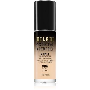 Milani Conceal + Perfect 2-in-1 Foundation And Concealer make-up 00B Light 30 ml