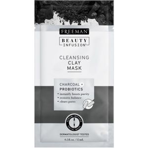 Freeman Beauty Infusion Charcoal + Probiotics čistiaca ílová pleťová maska 15 ml