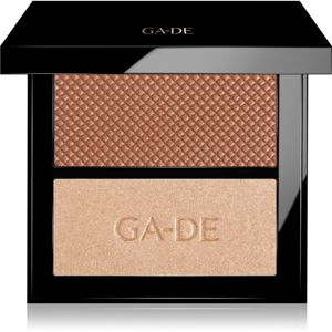 GA-DE Velveteen Blush and Shimmer Duet paletka na tvár odtieň 22 Bronze & Glow 7,4 g
