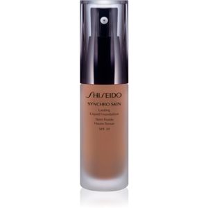 Shiseido Synchro Skin Lasting Liquid Foundation dlhotrvajúci make-up SPF 20 odtieň Rose 5 30 ml