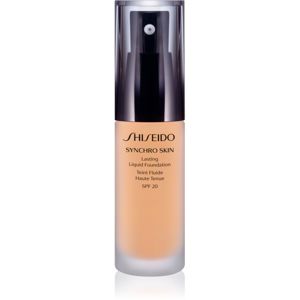 Shiseido Synchro Skin Lasting Liquid Foundation dlhotrvajúci make-up SPF 20 odtieň Golden 2 30 ml