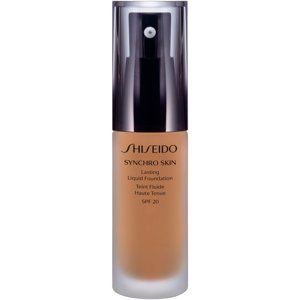 Shiseido Synchro Skin Lasting Liquid Foundation dlhotrvajúci make-up SPF 20 odtieň Golden 4 30 ml