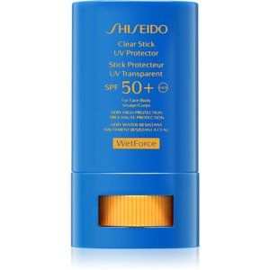 Shiseido Sun Care Clear Stick UV Protector WetForce opaľovací krém v tyčinke SPF 50+ 15 ml