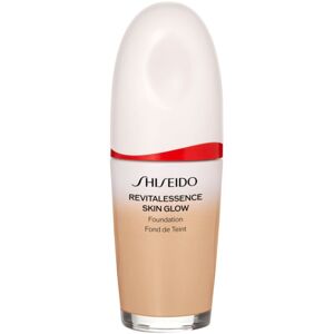 Shiseido Revitalessence Skin Glow Foundation ľahký make-up s rozjasňujúcim účinkom SPF 30 odtieň Silk 30 ml