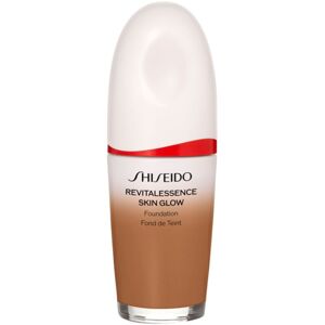 Shiseido Revitalessence Skin Glow Foundation ľahký make-up s rozjasňujúcim účinkom SPF 30 odtieň Cedar 30 ml