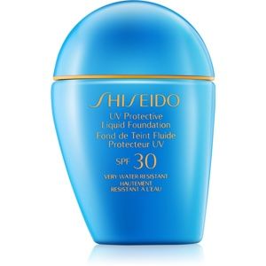 Shiseido Sun Care Protective Liquid Foundation vodeodolný tekutý make-up SPF 30 odtieň Dark Ivory 30 ml