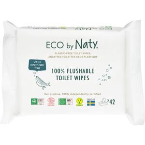 ECO by Naty Plastic-free Toilet Wipes vlhčené obrúsky pre deti 42 ks