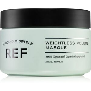 REF Weightless Volume Masque hĺbkovo hydratačná maska na lesk a hebkosť vlasov 500 ml