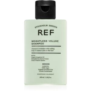 REF Weightless Volume Shampoo šampón pre jemné vlasy bez objemu pre objem od korienkov 100 ml