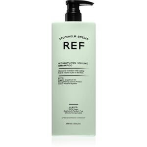 REF Weightless Volume Shampoo šampón pre jemné vlasy bez objemu pre objem od korienkov 1000 ml