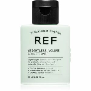 REF Weightless Volume Conditioner kondicionér pre jemné vlasy bez objemu pre objem od korienkov 60 ml