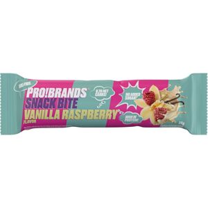 PRO!BRANDS Snack Bite proteínová tyčinka príchuť Vanilla & Raspberry 35 g