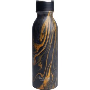 Smartshake Bohtal fľaša na vodu z nehrdzavejúcej ocele farba Black Marble 600 ml