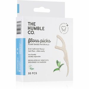 The Humble Co. Floss Picks dentálne špáradlá Mint 50 ks