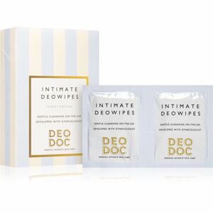 DeoDoc DeoWipes Violet Cotton obrúsky na intímnu hygienu 10 ks
