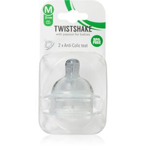 Twistshake Anti-Colic Teat cumlík na fľašu Medium 2 m+ 2 ks