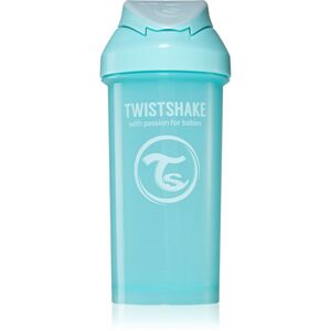 Twistshake Straw Cup Blue fľaša s rúrkou 6m+ 360 ml