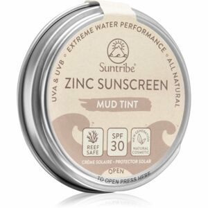 Suntribe Zinc Sunscreen minerálny ochranný krém na tvár a telo SPF 30 Mud Tint 45 g
