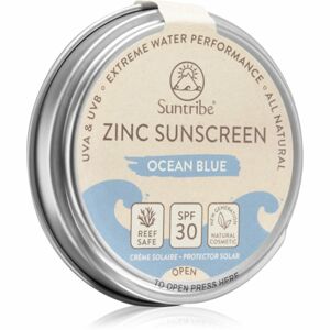 Suntribe Zinc Sunscreen minerálny ochranný krém na tvár a telo SPF 30 Ocean Blue 45 g