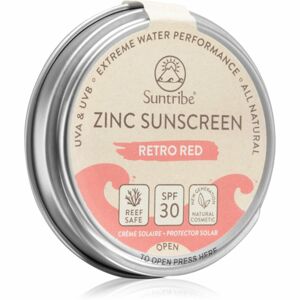 Suntribe Zinc Sunscreen minerálny ochranný krém na tvár a telo SPF 30 Retro Red 45 g