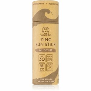 Suntribe Sports Zinc Stick minerálna ochranná tyčinka na citlivé miesta SPF 30 Mud Tint 30 g