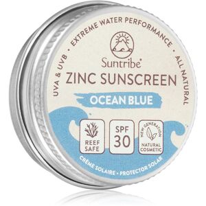Suntribe Mini Zinc Sunscreen minerálny ochranný krém na tvár a telo SPF 30 Ocean Blue 10 g
