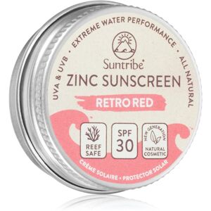 Suntribe Mini Zinc Sunscreen minerálny ochranný krém na tvár a telo SPF 30 Retro Red 15 g