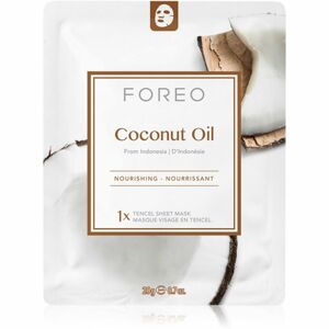 FOREO Farm to Face Sheet Mask Coconut Oil vyživujúca plátienková maska 3x20 ml