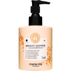 Maria Nila Colour Refresh Bright Copper jemná vyživujúca maska bez permanentných farebných pigmentov výdrž 4 – 10 umytí 7.40 300 ml
