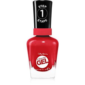 Sally Hansen Miracle Gel™ gélový lak na nechty bez použitia UV/LED lampy odtieň 444 Off With Her Red! 14,7 ml