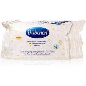 Bübchen Sensitive Wet Wipes vlhčené čistiace obrúsky pre deti 4 x 52 ks