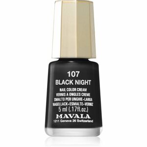 Mavala Techni Colors lak na nechty (intense) odtieň 107 Black Night 5 ml