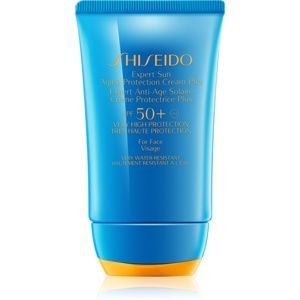Shiseido Sun Care Expert Sun Aging Protection Cream WetForce opaľovací krém na tvár SPF 50+ 50 ml
