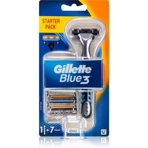 Gillette Blue3 holiaci strojček + náhradné hlavice 7 ks