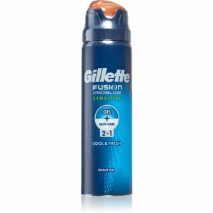 Gillette Fusion Proglide Sensitive gél na holenie 2 v 1 Cool & Fresh 170 ml