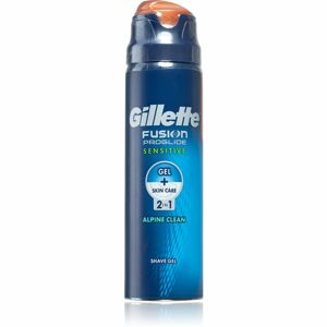 Gillette Fusion Proglide Sensitive gél na holenie 2 v 1 Alpine Clean 170 ml