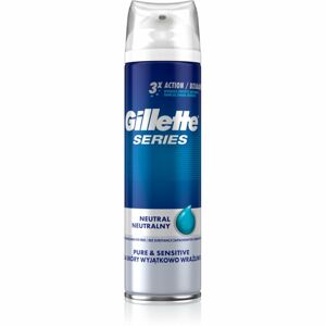 Gillette Series Pure & Sensitive gél na holenie pre mužov 200 ml