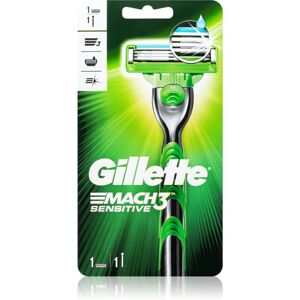 Gillette Mach3 Sensitive holiaci strojček náhradné čepieľky 1 ks 1 ks