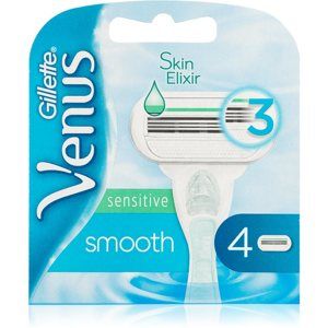 Gillette Venus Smooth Sensitive náhradné žiletky 4 ks