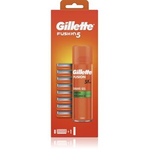 Gillette Fusion5 Sensitive gél na holenie náhradné čepieľky 8 ks 8 ks