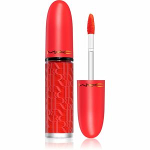 MAC Cosmetics Retro Matte Liquid Lipcolour Aute Cuture Starring Rosalía matný tekutý rúž odtieň Spicy Pimentón 5 ml