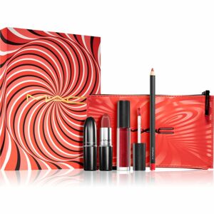 MAC Cosmetics Best-Kept Secret Lip Kit Hypnotizing Holiday darčeková sada na pery odtieň Red