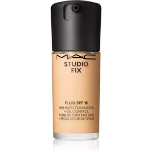 MAC Cosmetics Studio Fix Fluid SPF 15 24HR Matte Foundation + Oil Control zmatňujúci make-up SPF 15 odtieň NC15 30 ml