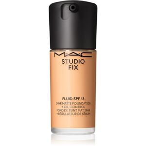 MAC Cosmetics Studio Fix Fluid SPF 15 24HR Matte Foundation + Oil Control zmatňujúci make-up SPF 15 odtieň NC20 30 ml