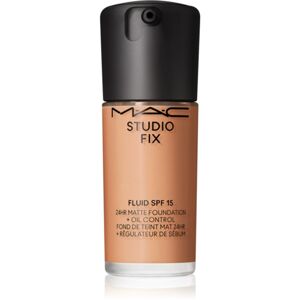 MAC Cosmetics Studio Fix Fluid SPF 15 24HR Matte Foundation + Oil Control zmatňujúci make-up SPF 15 odtieň NC44 30 ml