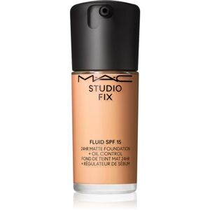 MAC Cosmetics Studio Fix Fluid SPF 15 24HR Matte Foundation + Oil Control zmatňujúci make-up SPF 15 odtieň NW15 30 ml