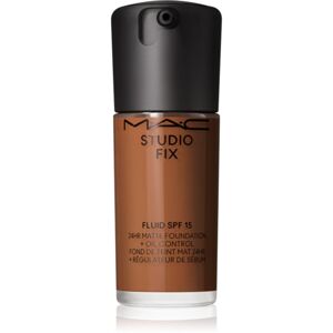 MAC Cosmetics Studio Fix Fluid SPF 15 24HR Matte Foundation + Oil Control zmatňujúci make-up SPF 15 odtieň NW45 30 ml
