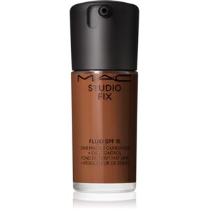 MAC Cosmetics Studio Fix Fluid SPF 15 24HR Matte Foundation + Oil Control zmatňujúci make-up SPF 15 odtieň NW48 30 ml