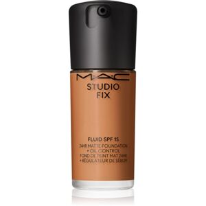MAC Cosmetics Studio Fix Fluid SPF 15 24HR Matte Foundation + Oil Control zmatňujúci make-up SPF 15 odtieň NC46 30 ml